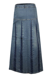 blue denim skirt, ladies denim skirt, womens denim skirt uk, womens denim skirt, long skirt, denim long skirt, plus size skirt, women's denim skirt